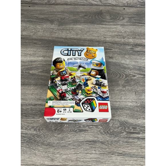 Lego City Alarm Buildable Game All Lego Peices Complete Set 3865 - Picture 1 of 9